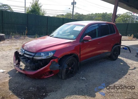 2013 Volkswagen Tiguan S из США, поврежденный, VIN WVGAV3AX1DW089630